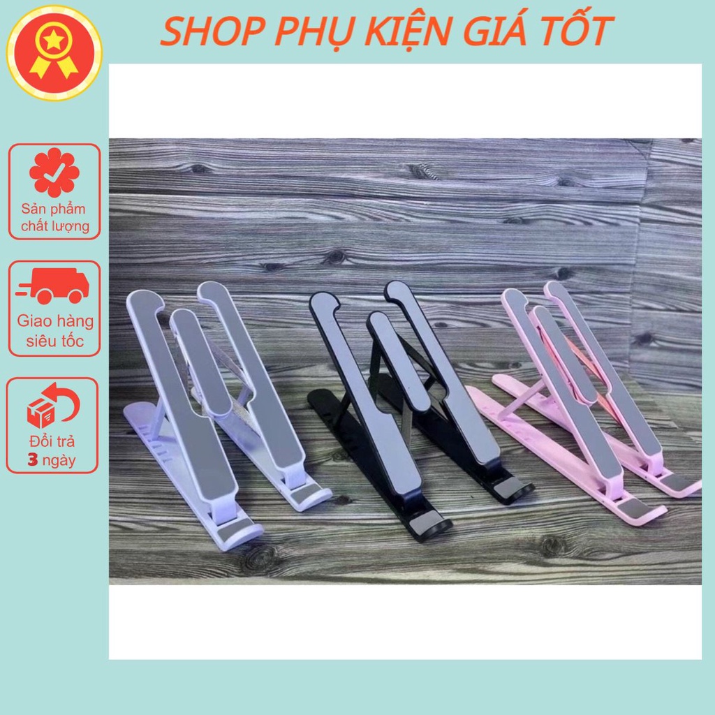 Giá Đỡ Laptop - Giá Đỡ Macbook Gấp Gọn Tản Nhiệt Laptop, Máy Tính Bảng, iPad, Điện Thoại