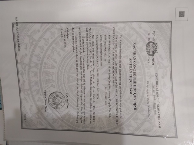 Trà giải cảm Eugica - dùng được cho phụ nữ có thai , cho con bú