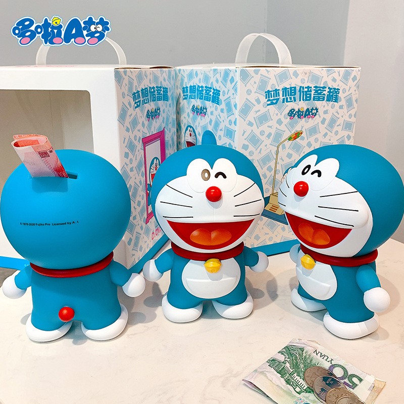 Hộp đựng tiết kiệm mèo ú Doraemon