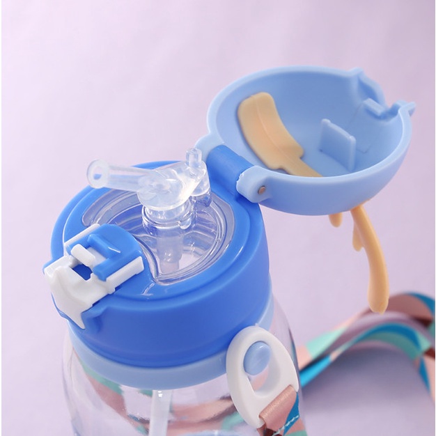 Bình đựng nước, bình nước sừng đáng yêu, bình nước cho bé mang đi học