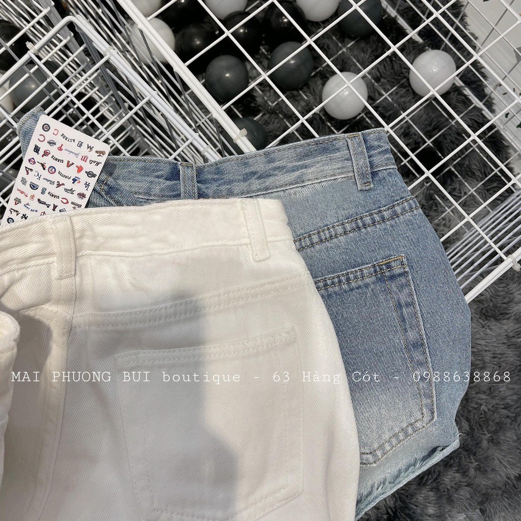(TÁO ĐỎ BIGSIZE 55-90KG) QUẦN SHORT JEAN NỮ, QUẦN BÒ NỮ CẠP CAO SANG CHẢNH, SIÊU XINH SIÊU XỊN QJ2 🥰🥰🥰