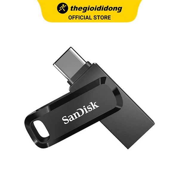 [Mã ELMALL10 giảm 10% đơn 500K] USB OTG 3.1 128GB Type C Sandisk SDDDC3 Đen