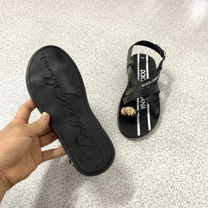 Sandal Dolce Quai Da Xỏ Ngón Nam- Sandal Đi Học