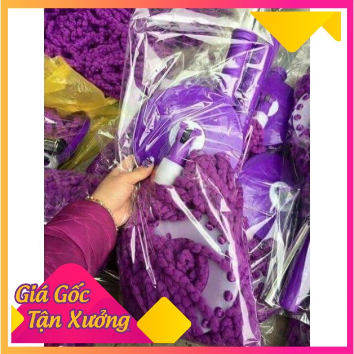 Chổi lau nhà đế nhựa dùng thay thế bộ lau nhà có thùng  cây lau chắc chắn bông thấm nước