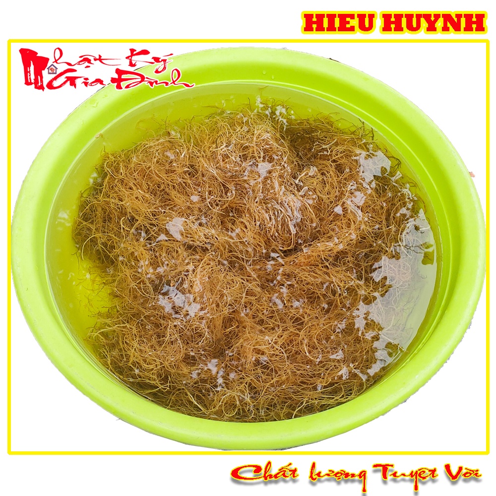 200gr Gói Rong Biển Khô Nấu Sương Sa Sản Phẩm Thiên Nhiên Có Tặng Kèm Hạt Lựu Ăn Mát