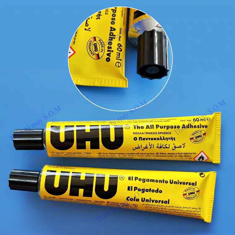 Keo dán vải > Keo dán đa năng UHU 35ml - GUHU trong suốt, nhanh khô, mềm dẻo
