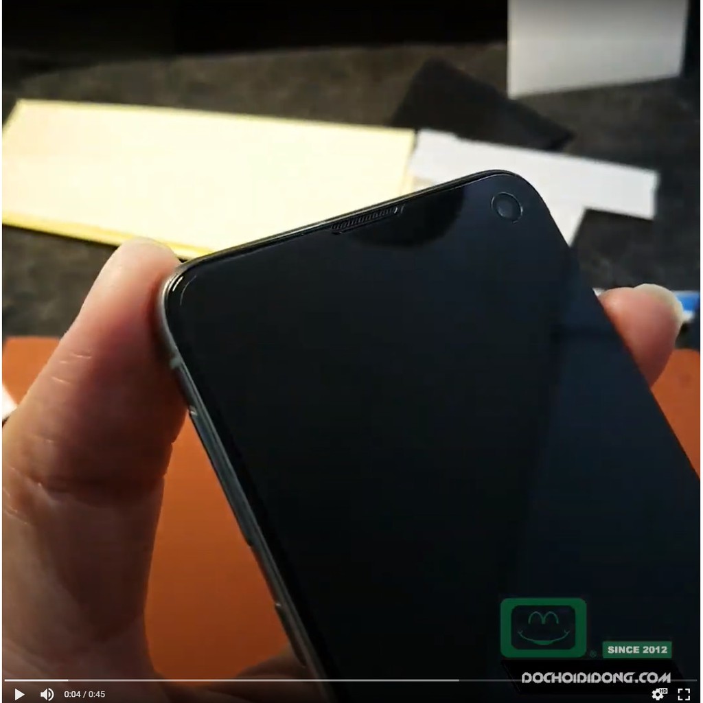 Miếng dán cường lực màn hình Samsung Galaxy S10e nguyên liệu nano cao cấp