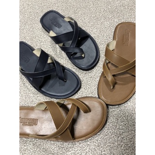 sandal nam nữ da bò màu sắc