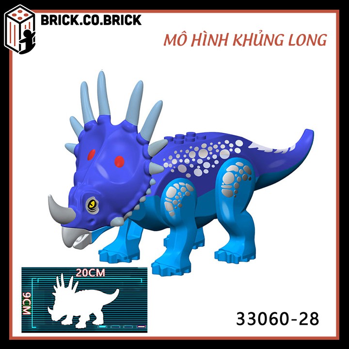 Khủng Long Lego Mô Hình Lắp Ráp Khủng Long Bạo Chúa Dinosaur Jurassic World Loại To - MỚI NHẤT 33060