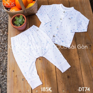 Bộ cài thẳng dài newborn NOUS