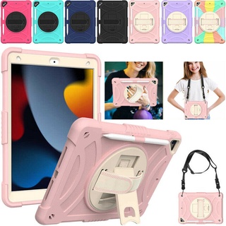 Ốp Máy Tính Bảng Có Giá Đỡ Dây Đeo Cho iPad 10.2 7/8/9/th Gen Air Pro 10.5