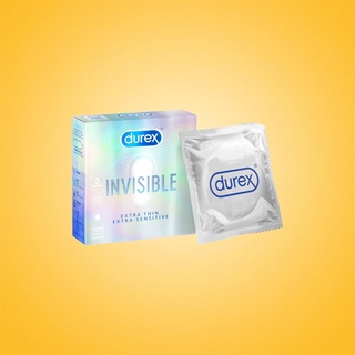 [Cam kết 100% chính hãng]Bao cao su Durex Invisible Extra Thin Extra Sensitive 10 bao và 3 bao