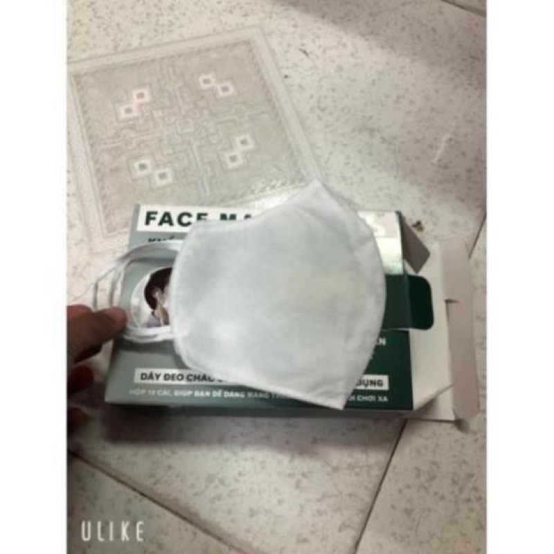 Hộp 10 khẩu trang face Mask ( có thể tái sử dụng)
