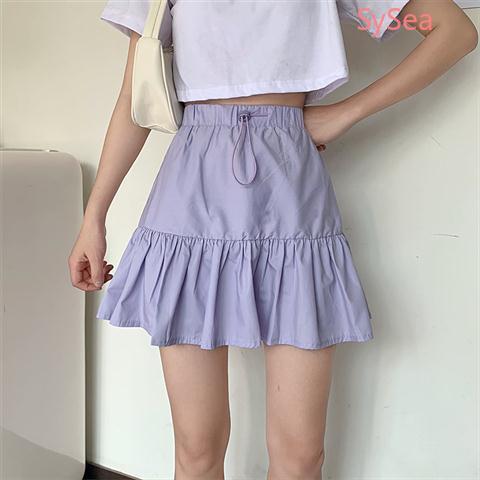 Chân Váy Chữ A Lưng Cao Phối Dây Rút Thời Trang Mùa Hè Cho Nữ | BigBuy360 - bigbuy360.vn