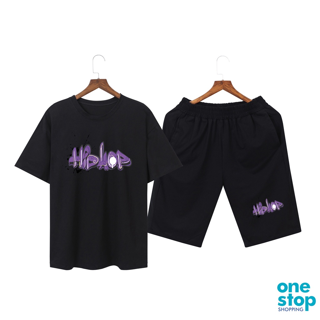 Đồ bộ unisex hình in hiphop thời trang B14 One shop