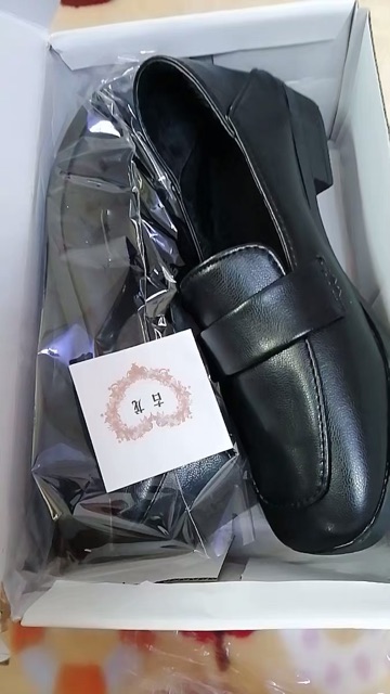 (Sẵn Đen 35 37, Nâu 37 39 40)✨Giày oxford nữ da PU đầu vuông phong cách vintage lolita - CUA STORE | BigBuy360 - bigbuy360.vn