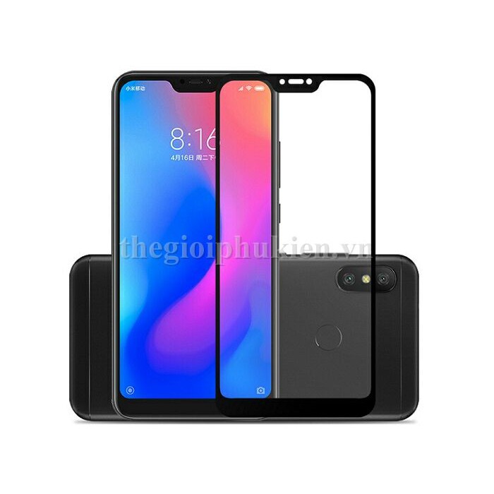 Tấm dán cường lực full màn hình 5D Xiaomi Redmi 6 Pro