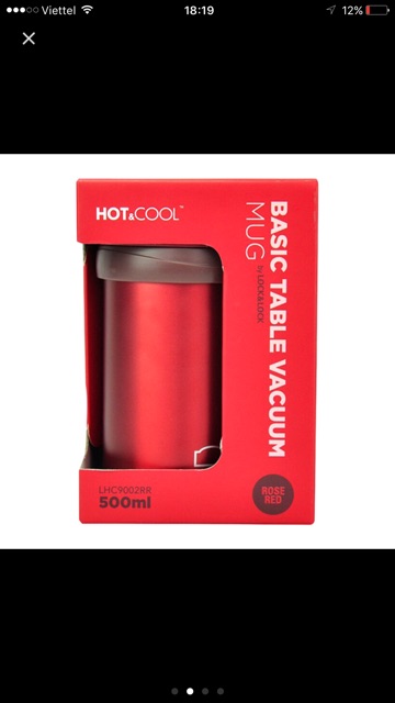 Ca giữ nhiệt thép không gỉ 500ml Lock&Lock Basic Table Mug