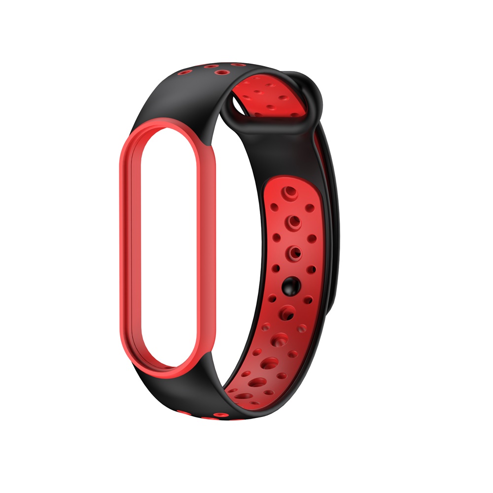 Dây Đeo Thay Thế Chất Liệu Silicon Màu Trơn Cho Đồng Hồ Xiaomi Mi Band 5 / 6 NFC