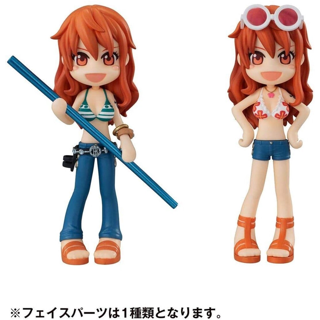 Mô hình One Piece Nami 10cm Megahouse P O P x Pinkyst Street Nhựa PVC, ABS CHÍNH HÃNG MỸ OPMH01