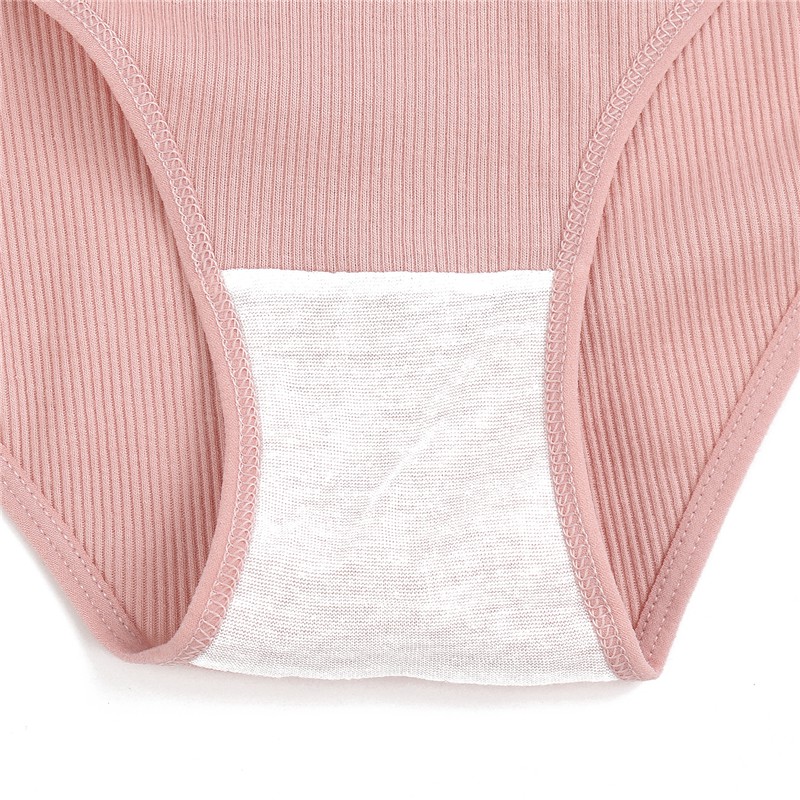 Quần lót cotton CUTEBYTE M-4XL màu trơn đơn giản gợi cảm thời trang nữ