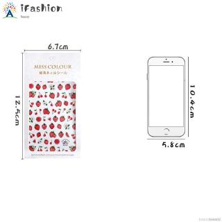 Sticker Dán Móng Hoạ Tiết Hoa Cầu Vồng