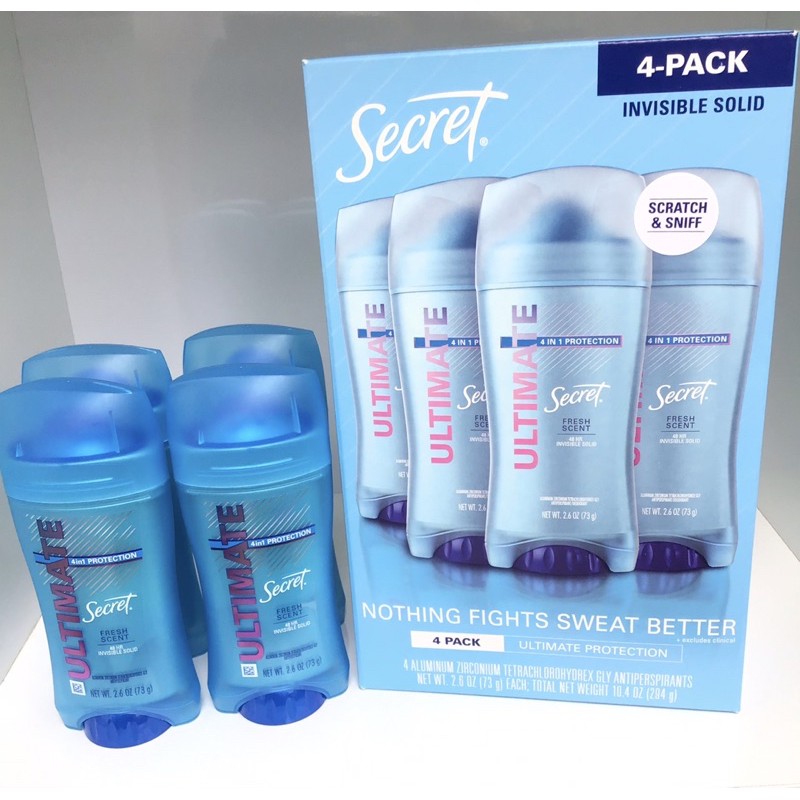 Có sẵn- Lăn khử mùi dạng sáp Secret Ultimate Fresh Scent 73g- Hàng Mỹ
