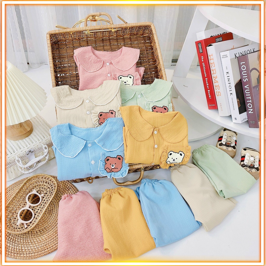 Bộ Pijama dài tay cho bé, pjyama đũi xốp mềm