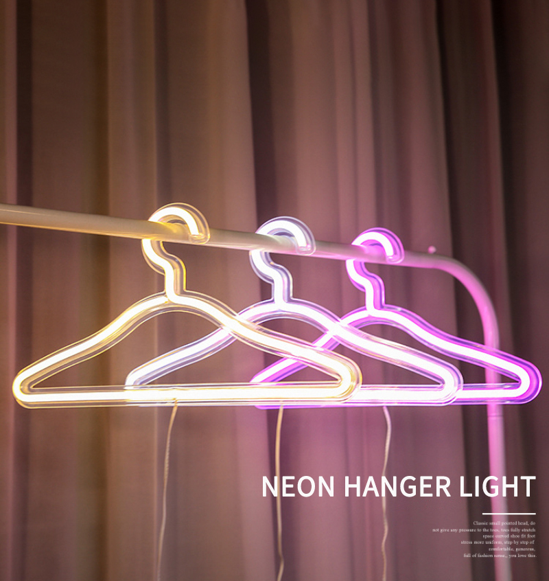 Đèn Led Neon Hình Áo Khoác Độc Đáo Trang Trí Nhà Cửa