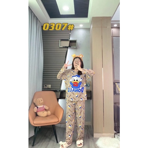 Bộ ngủ dài tay cotton | BigBuy360 - bigbuy360.vn