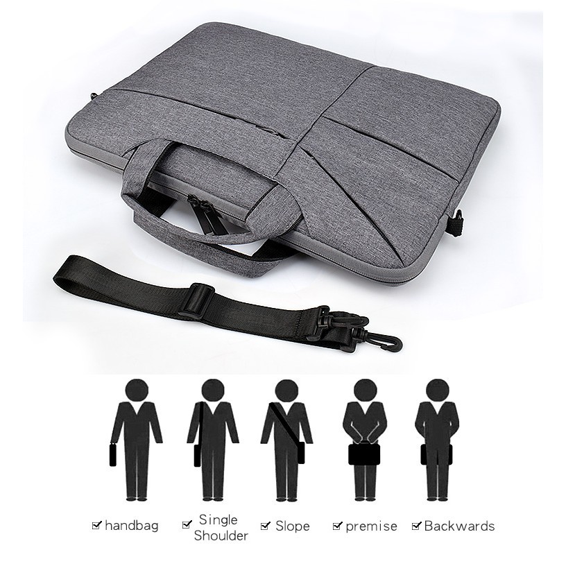 Waterproof Portable laptop bag 13'' 14'' 15'' inch single shoulder for universal laptop