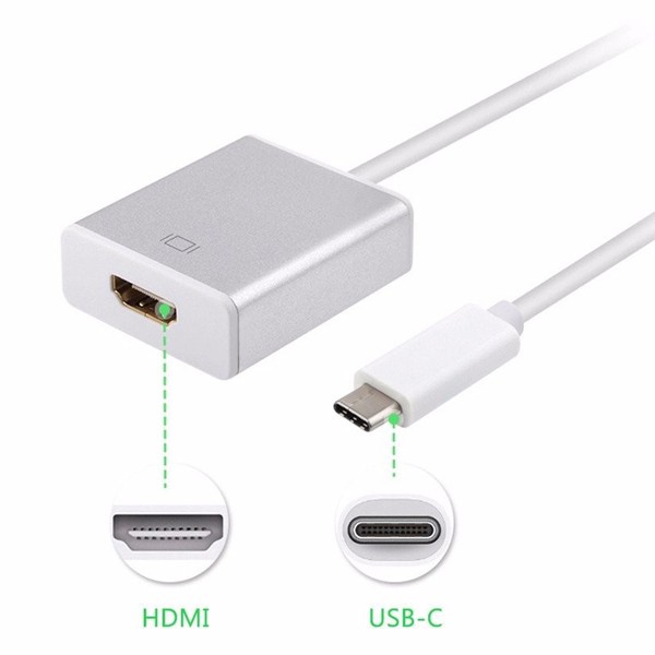 Cáp chuyển đổi typeC sang HDMI VS - hỗ trợ chất lượng FullHD (nhiều màu)