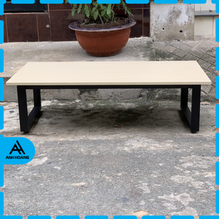 Bàn ngồi bệt làm việc lắp ráp dài 120 rộng 60 cao 35 gỗ mdf khung sắt kẽm