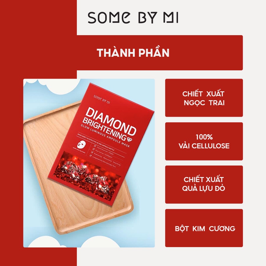 [Mã BMTTC60K giảm đến 60K đơn 50K] Combo 3 Mặt Nạ Dưỡng Da Some By Mi Sheet Mask 25g x 3