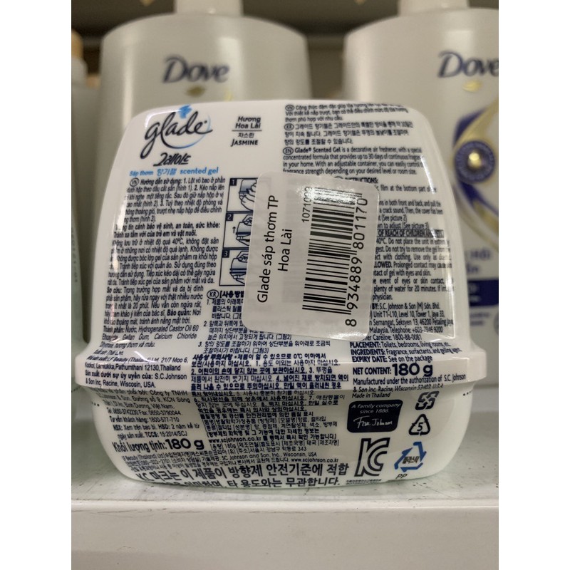 Sáp thơm để phòng khử mùi glade 180g