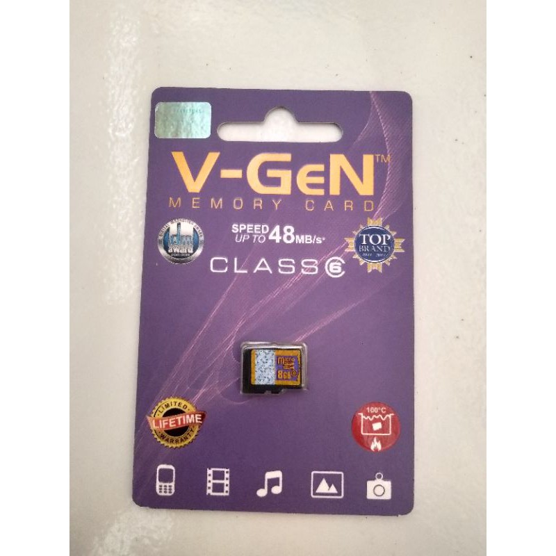 Thẻ Nhớ V-Gen Dung Lượng 8gb