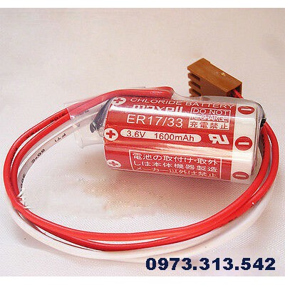 Pin ER17/33 Maxell 3,6V pin nuôi nguồn PLC