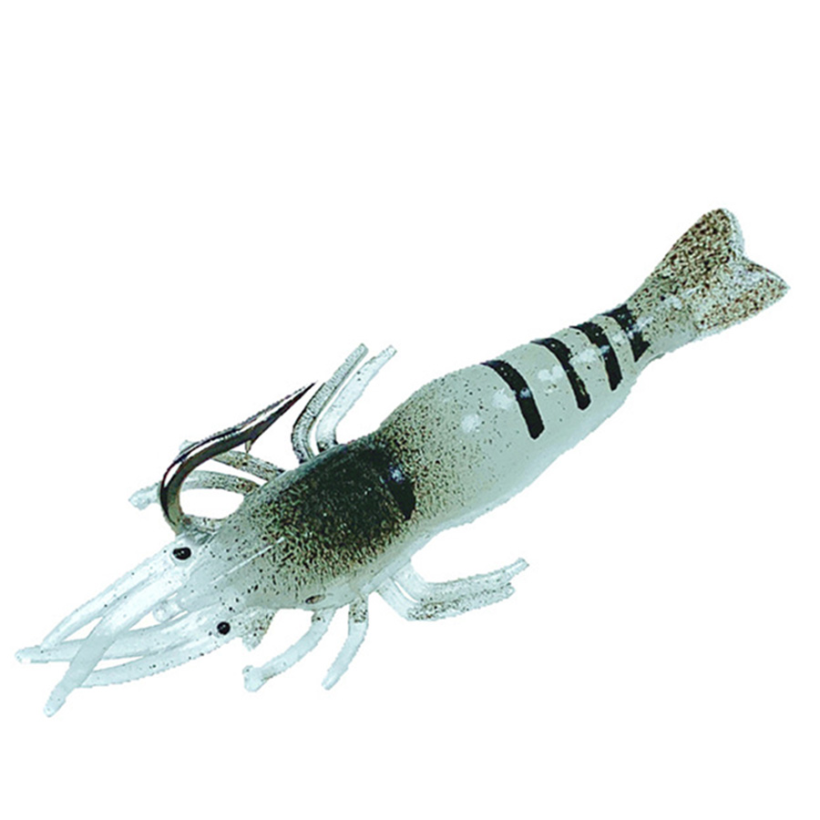 Set 10 mồi câu giả hình con tôm chuyên nghiệp