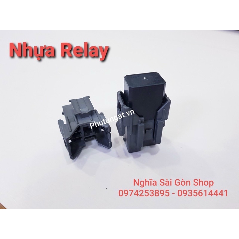 Nhựa relay xe máy xe ô tô màu xám