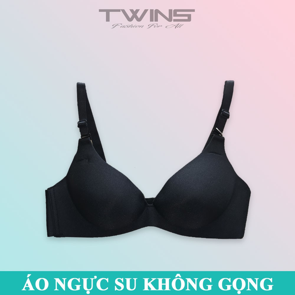 Áo ngực không gọng nữ nâng ngực chất liệu su bàn tay mút vừa cúp xéo thoải mái mềm mịn size 34, 36, 38