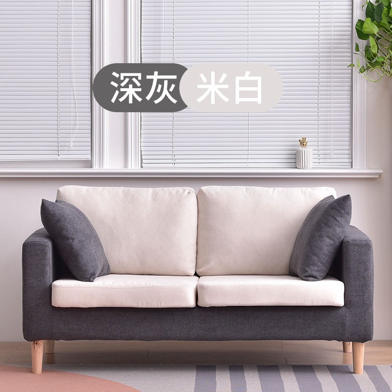 Sofa Bắc Âu phòng khách đôi giá rẻ nhỏ căn hộ hiện đại tối giản quần áo Cửa hàng, ngủ, nữ