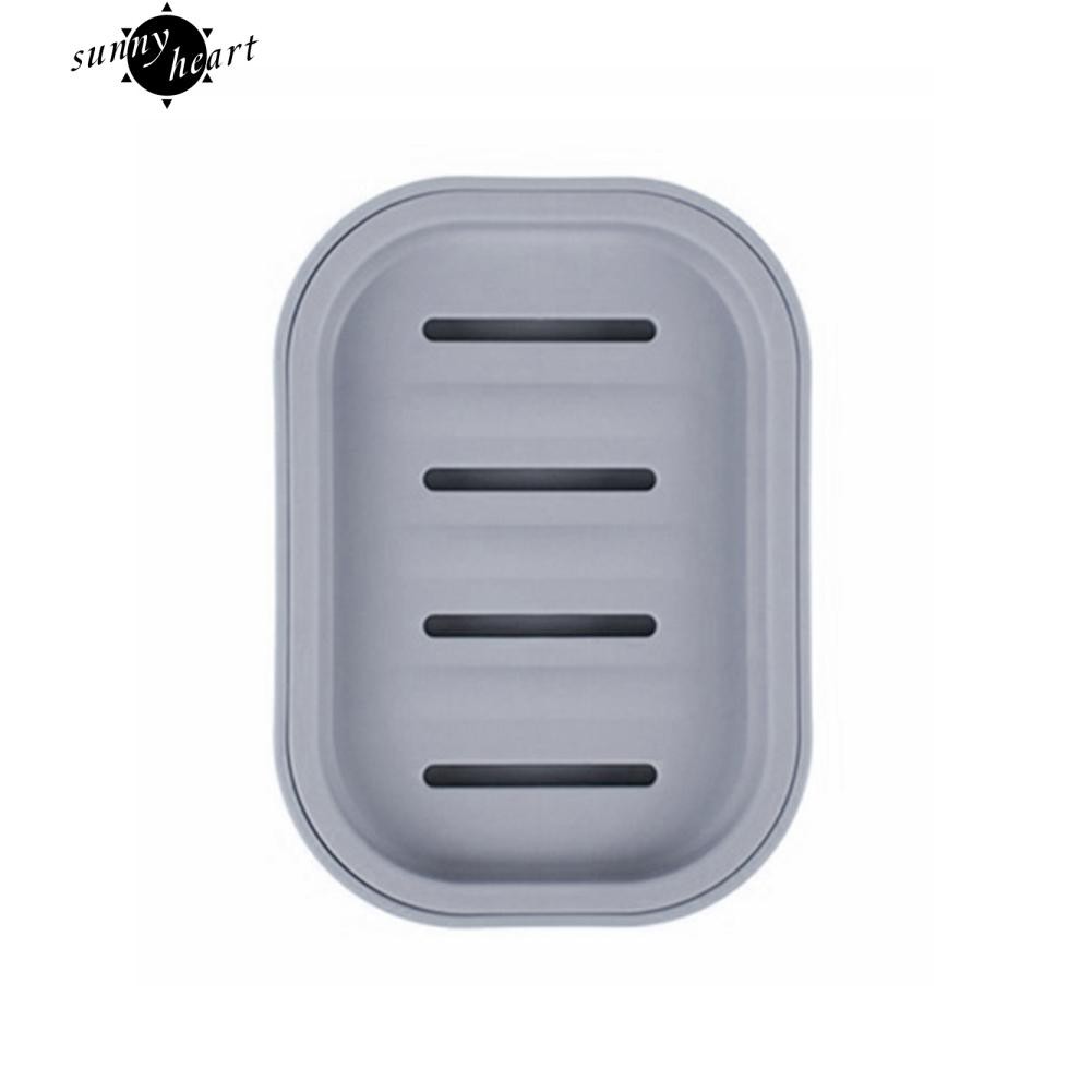 Khay nhựa PP 2 ngăn đựng xà phòng tiện dụng cho nhà tắm