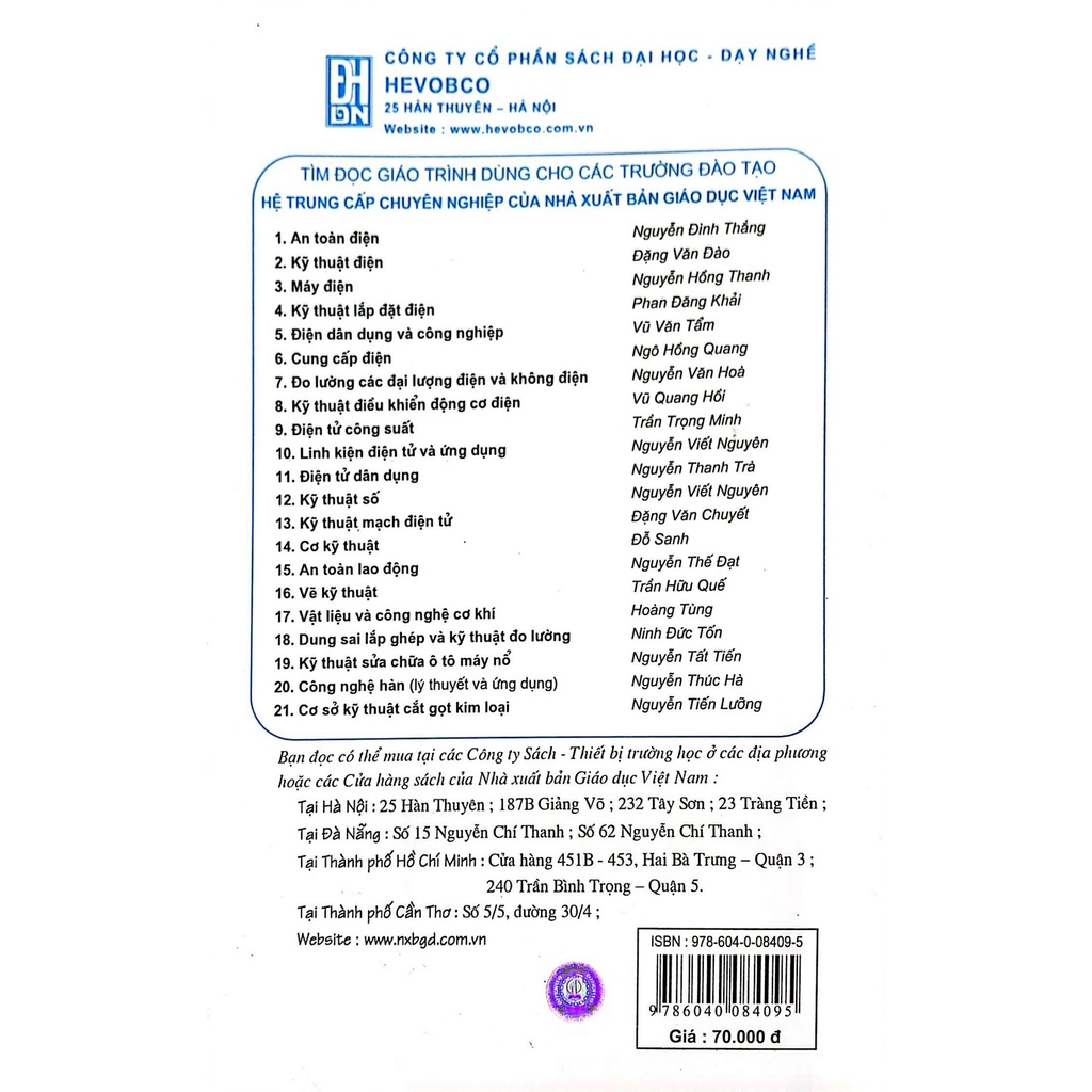 Sách - Giáo Trình Khí Cụ Điện