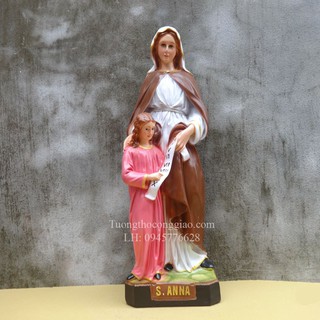Tượng Bà Thánh Anna 50cm composite