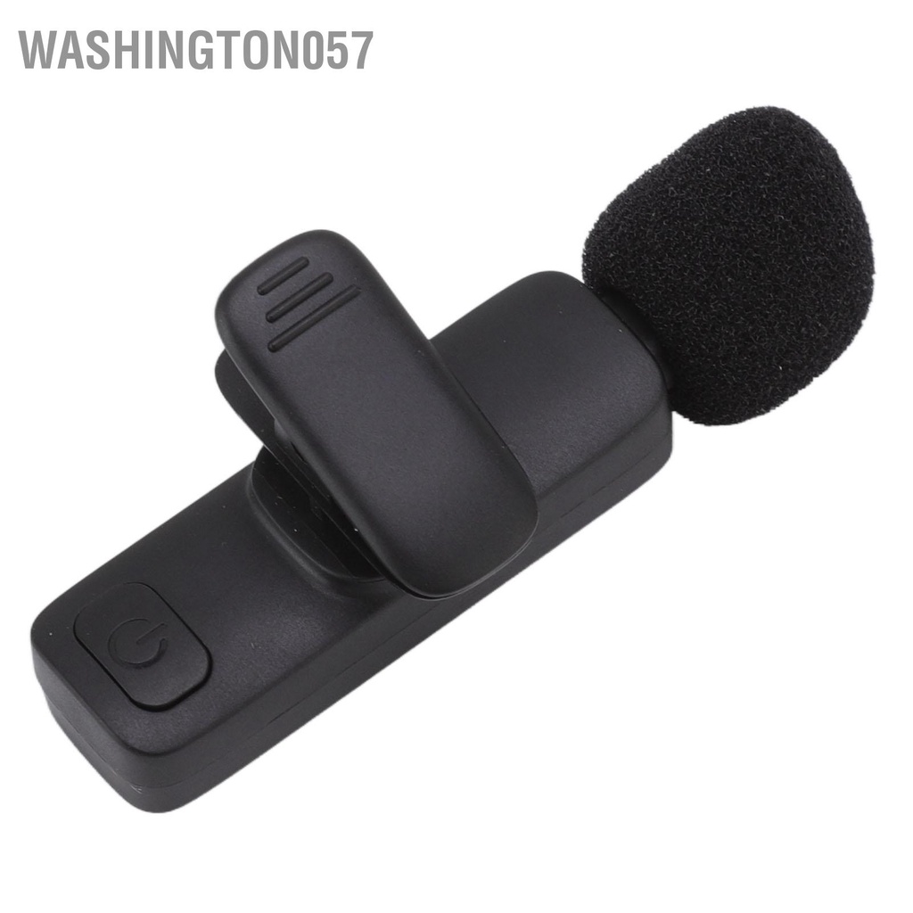 Washington057 Micrô Lavalier không dây Nhận 360 độ Loại C Cắm và chạy nhỏ có ve áo để ghi âm luồng trực tiếp