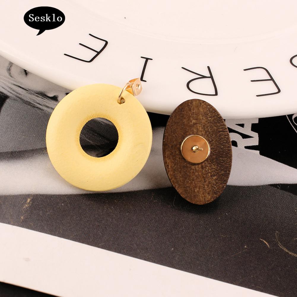 Bộ Đồ Hóa Trang Nhân Vật SK Độc Đáo☀Khuyên Tai Nữ Bằng Gỗ Thời Trang Cổ Điển