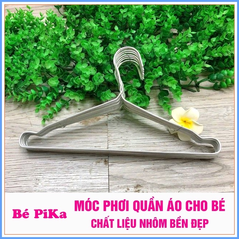 SET 10MÓC NHÔM PHƠI ĐỒ CHO EM BÉ DÀY ĐẸP