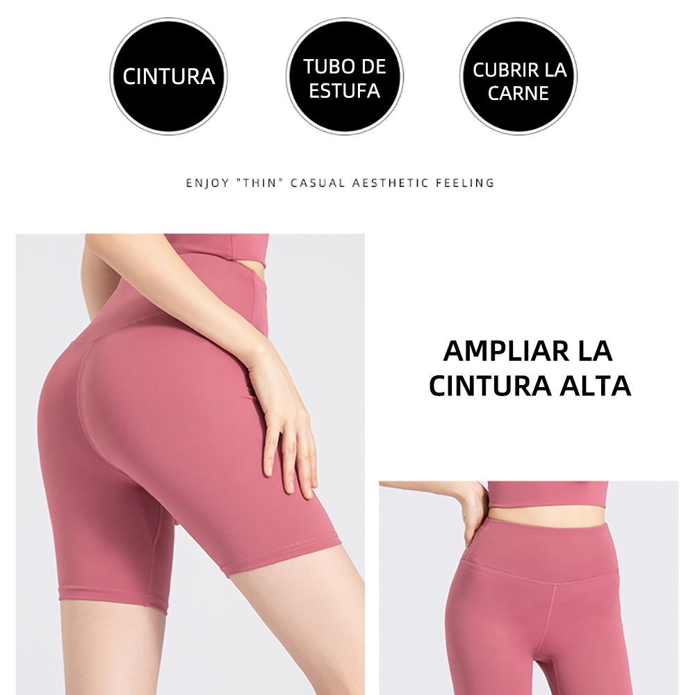 Quần Short Legging Thể Thao Lưng Cao Thời Trang Cho Nữ