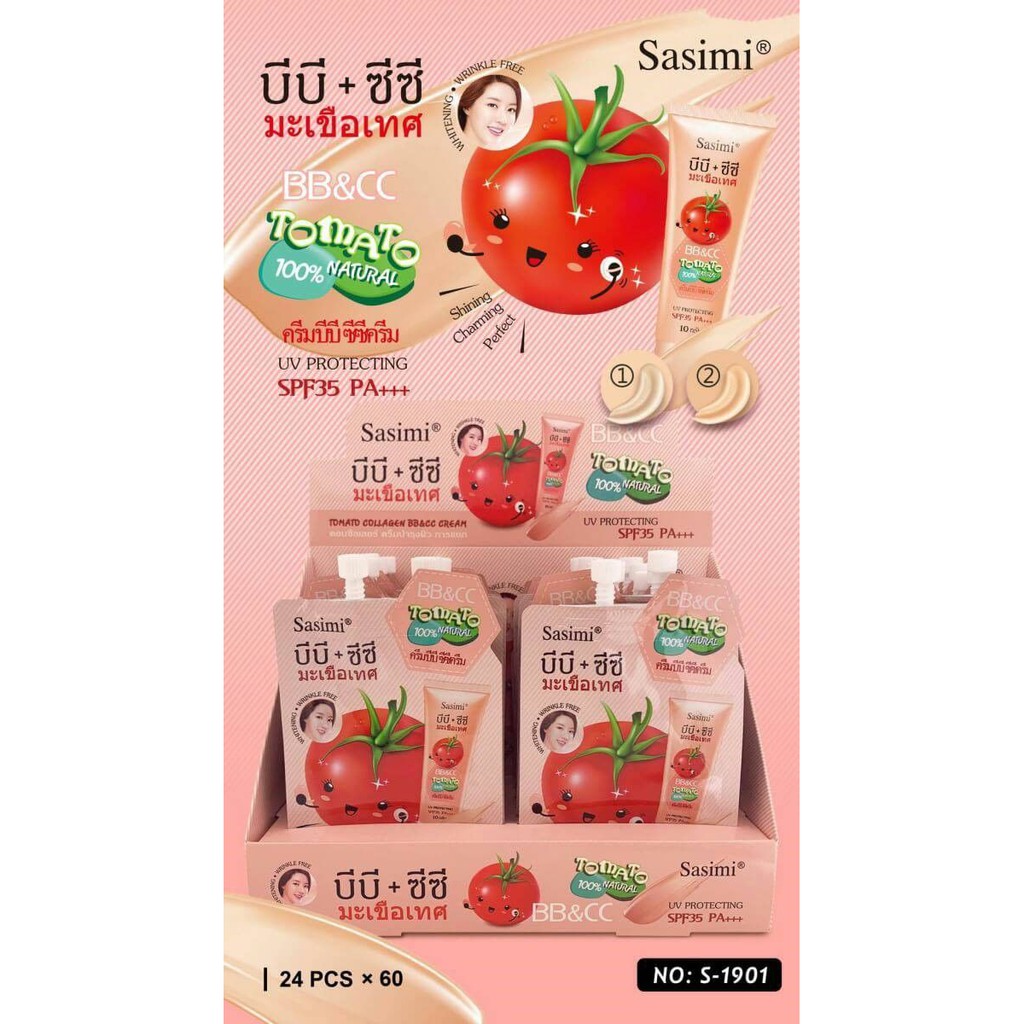 COMBO 2 TÚI BB CREAM TOMATO BB & CC CHỐNG NẮNG SPF 35 | BigBuy360 - bigbuy360.vn