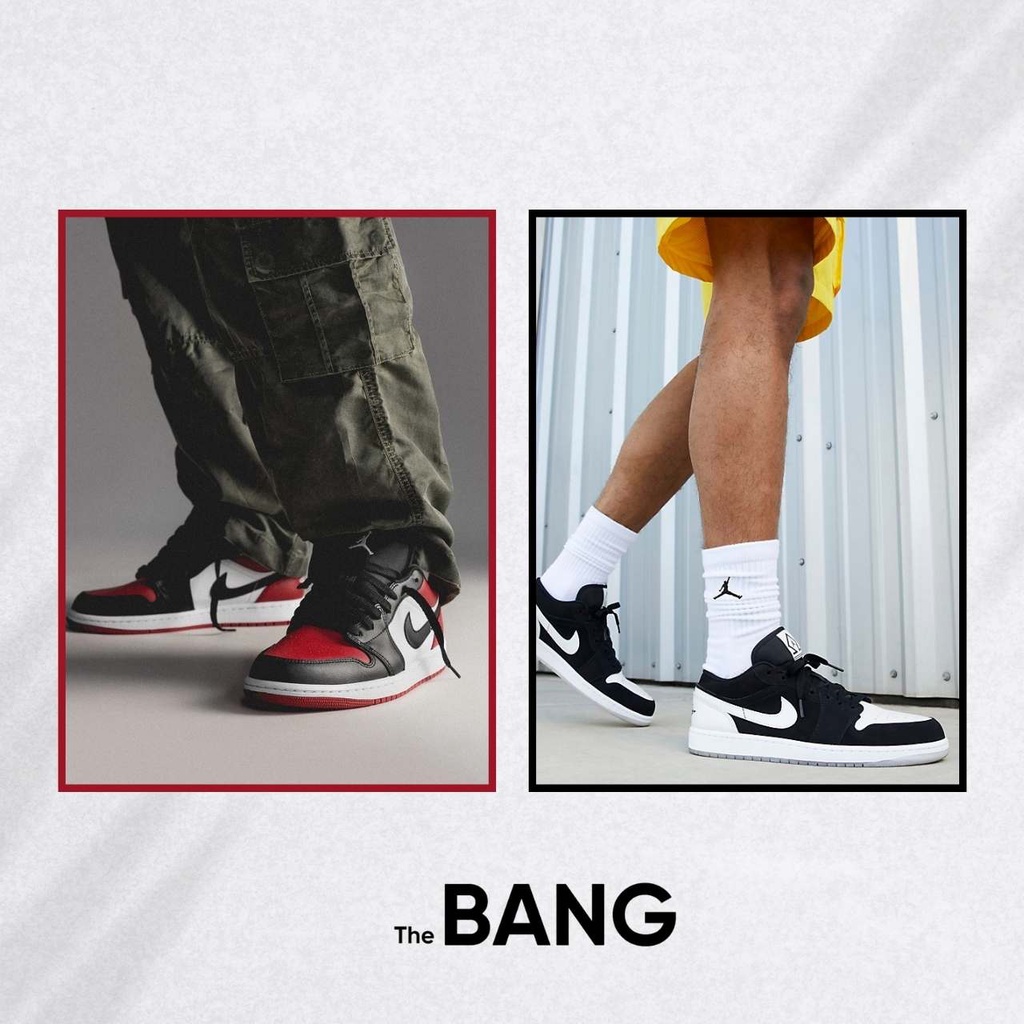 [Chính Hãng] Giày Air JD 1 Low, JD cổ thấp authentic, giày nam jordan cổ thấp màu đen,đỏ, navy, hồng, xám